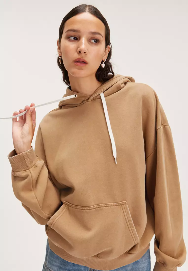 Soft drawstring hoodie monki sale