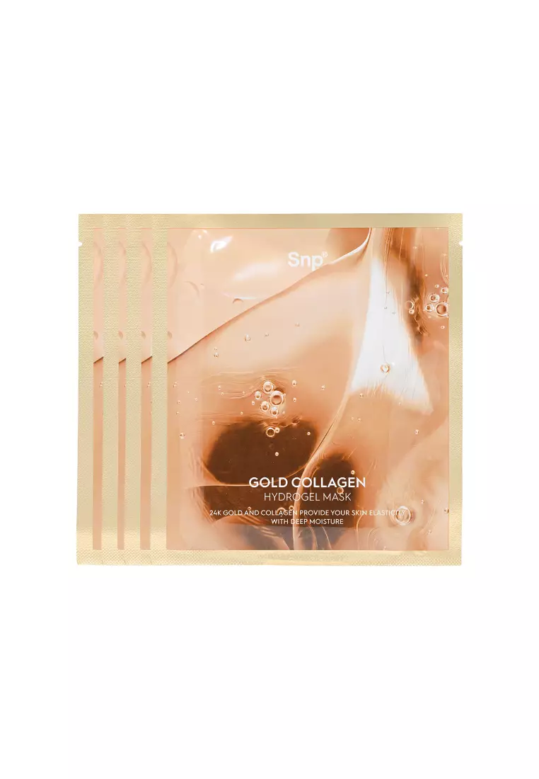 SNP Gold Collagen Hydrogel Mask 4piece