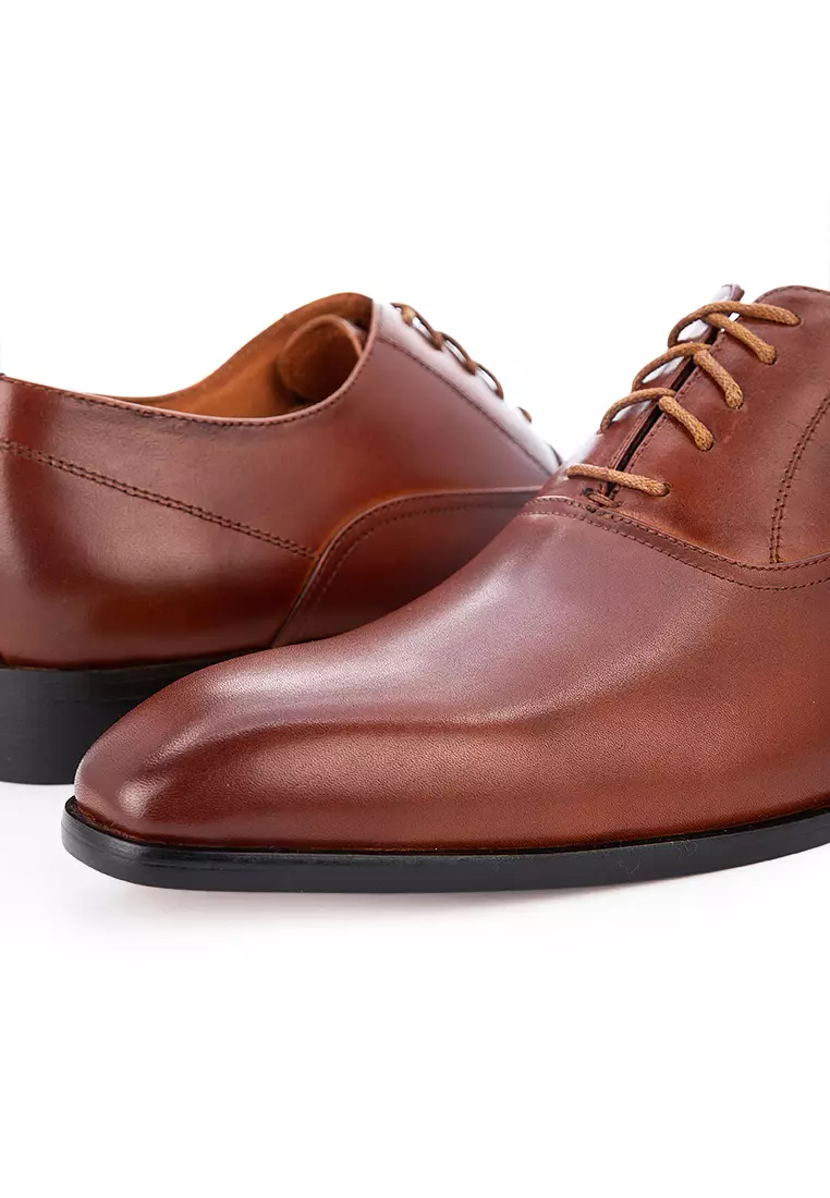 Gilroy Brown Captoe Oxford Shoes