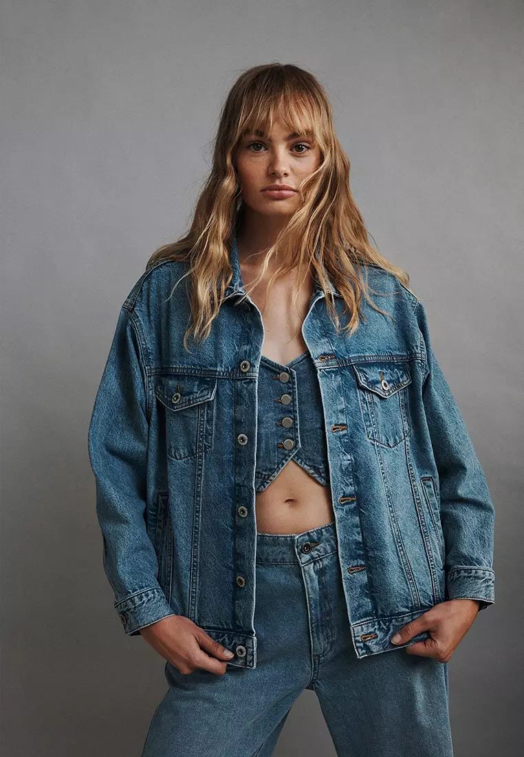 Buy Cotton On The Oversized Denim Jacket 2024 Online ZALORA
