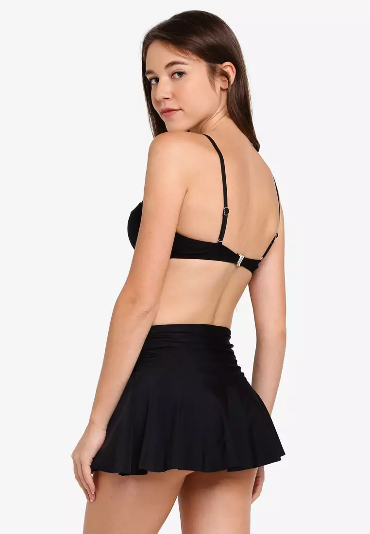 High waist swim shop skirt