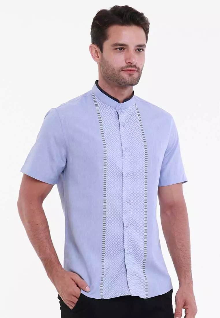 MAGINOT BILALBLUE Koko Slim Fit Lengan Pendek