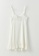 LC WAIKIKI white and beige Heart Collar Self Patterned Strap Poplin Women's Dress FA513AA3419893GS_8