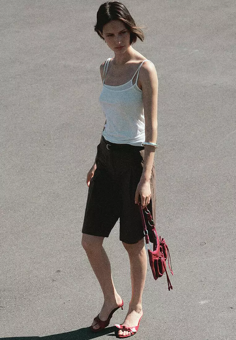 Cotton Suit Bermuda Shorts