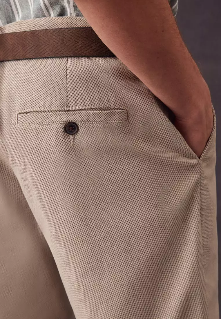 Belted Chino Shorts