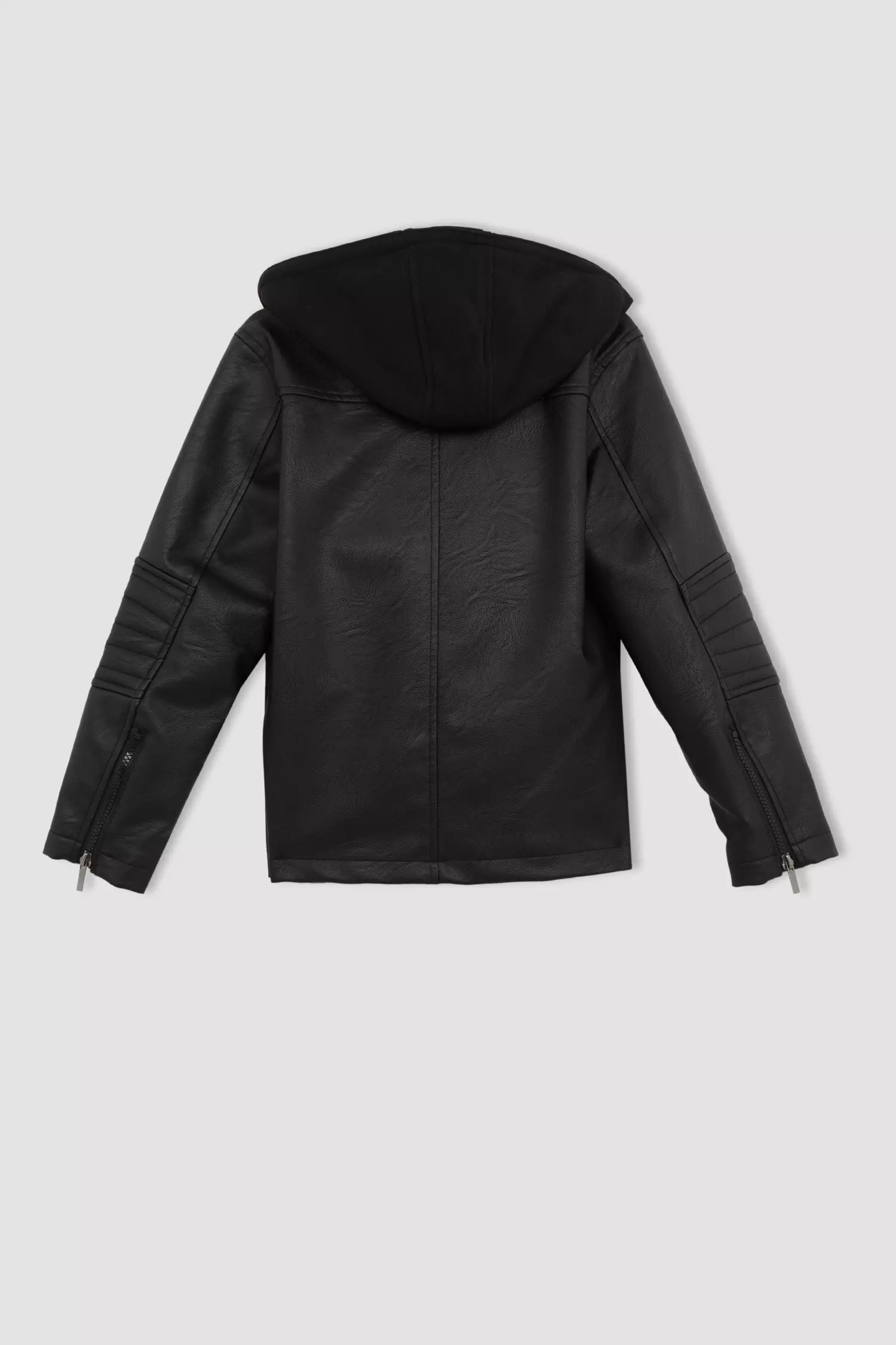 Levi's women's hooded rubberized faux leather anorak jacket cheap