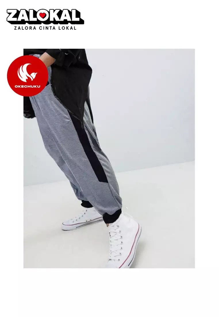 OKECHUKU Kurt Jumbo Celana Jogger Panjang Wanita Fashion Big Size