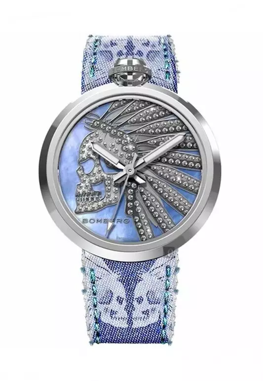 1968 Indian Skull Blue 40mm RS40H3SS.144.3