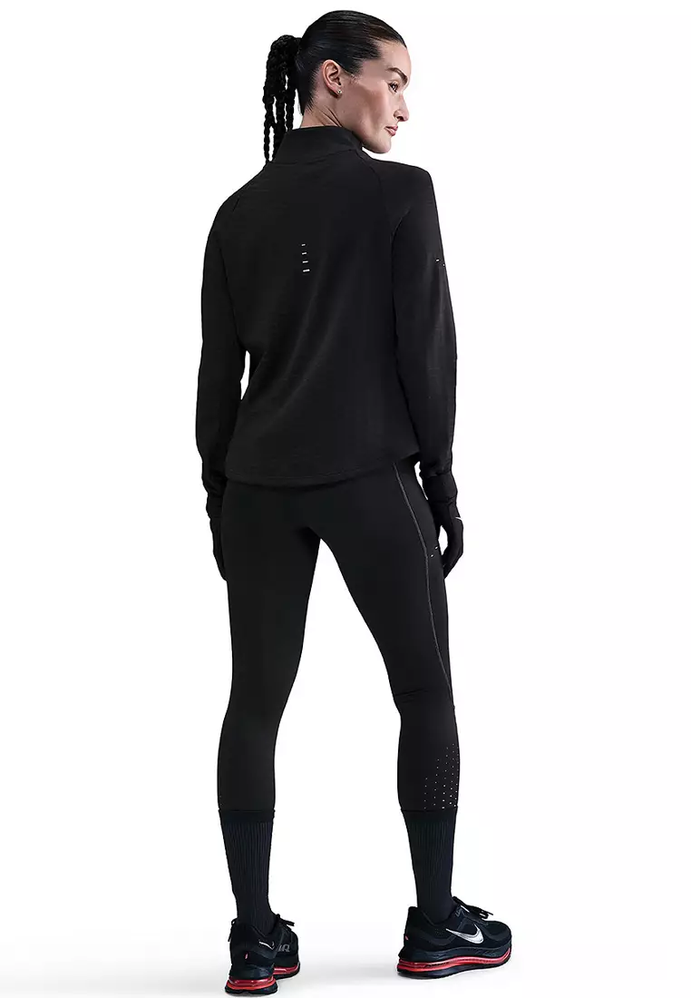 Swift Women's High-Waisted 7/8 Running Leggings With Reflective Accents