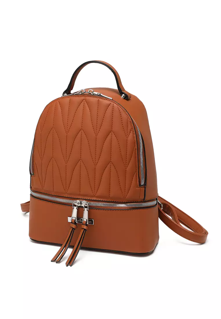 GYKACO FANIE Brown - Tas Ransel Wanita - Fashion Backpack (IMPORT)