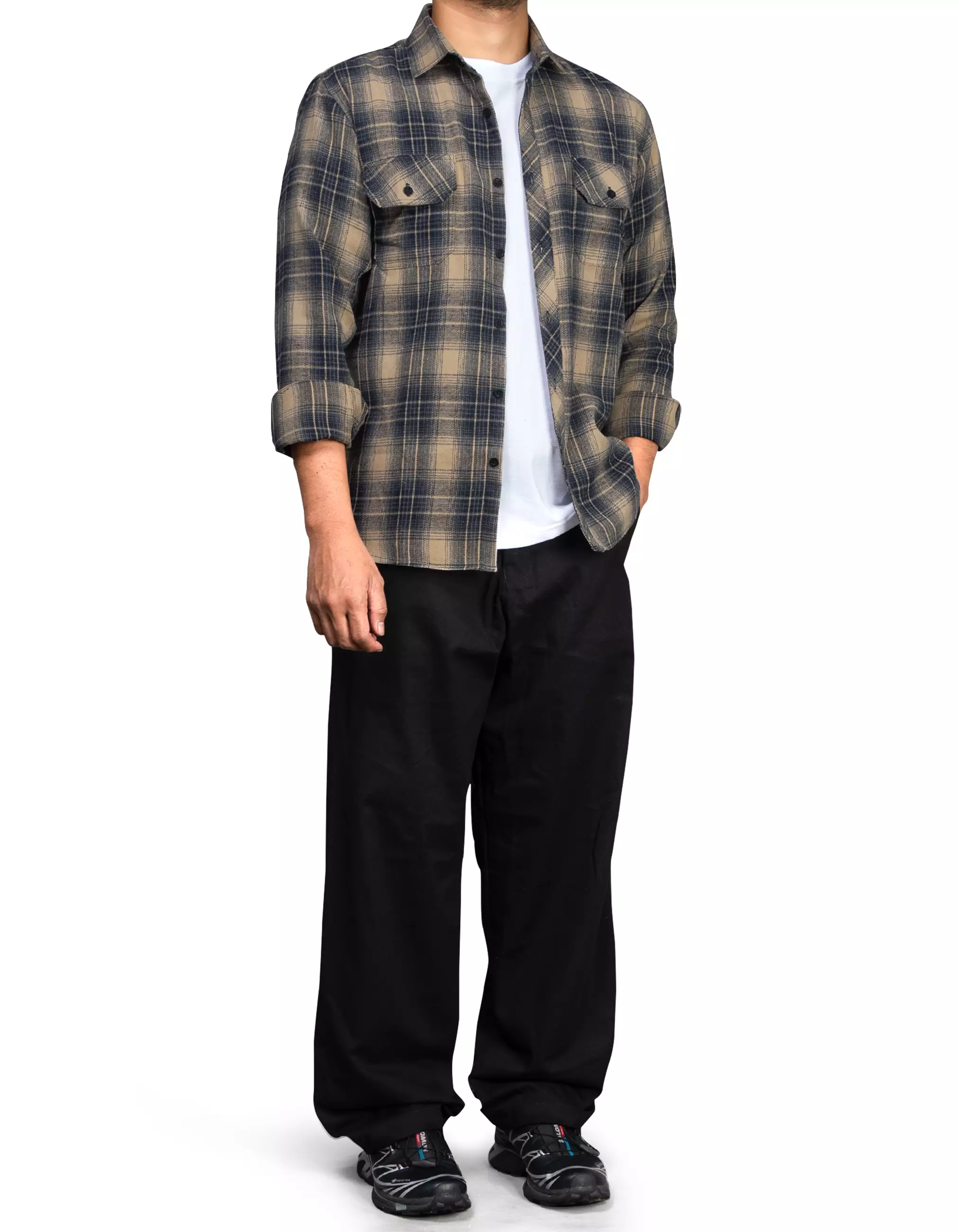 Gloaming Kemeja Flanel Veterano Unisex Velmora