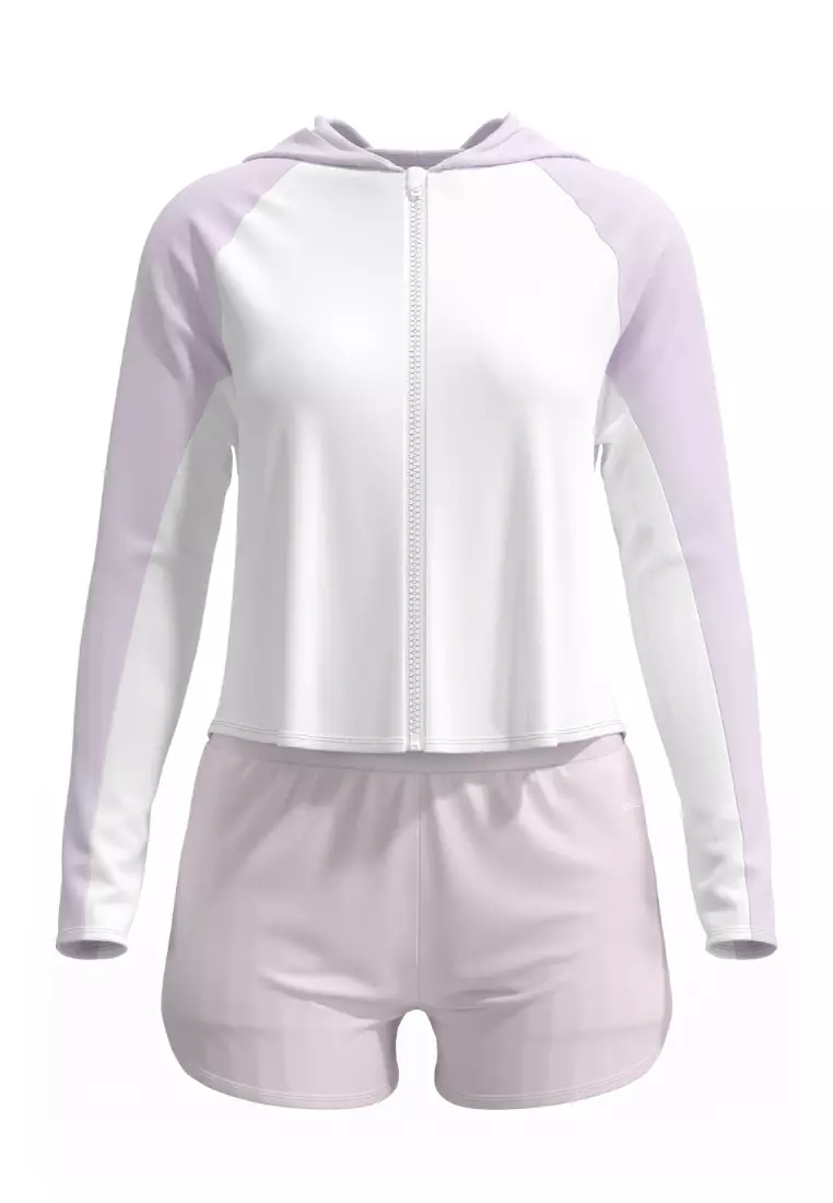 Supplementary Ladies Baby Pink UV Beach Shorts