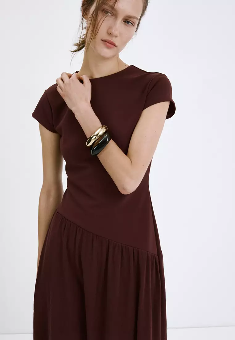 Asymmetrical Midi-Dress