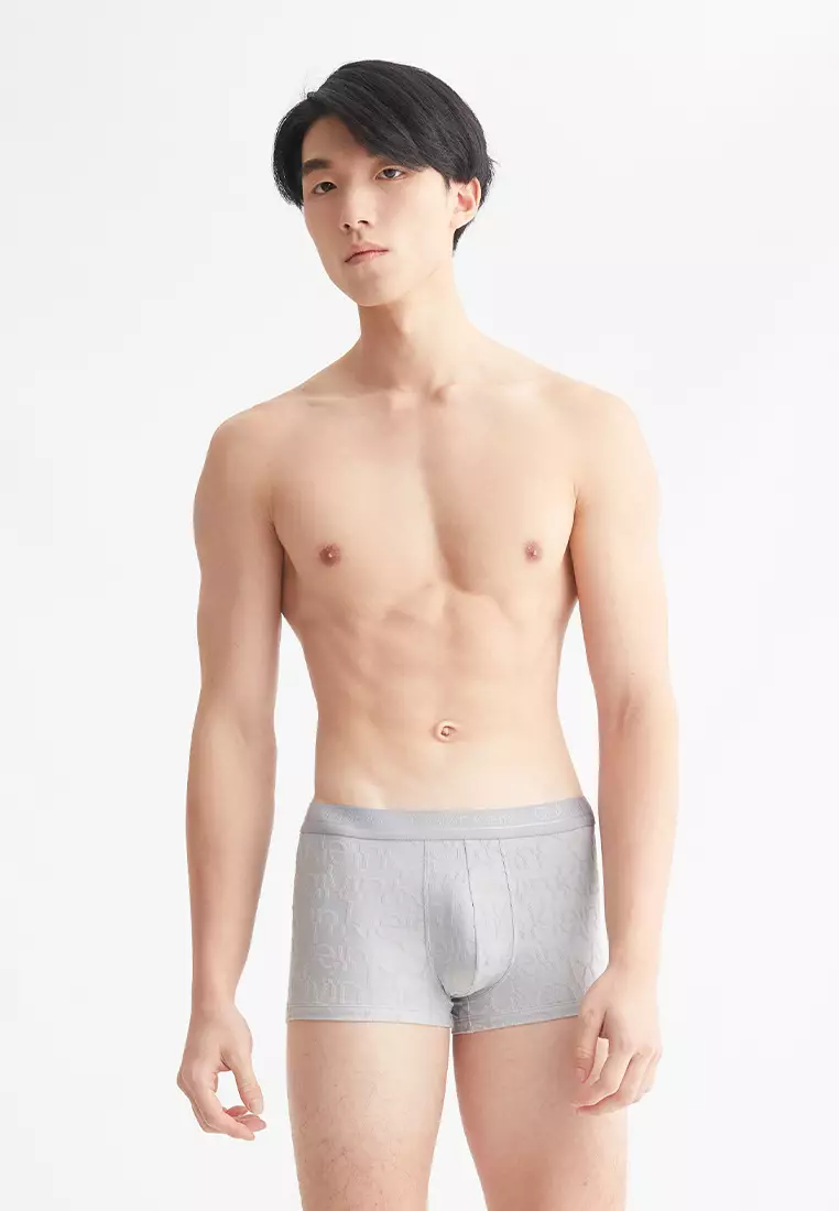 Calvin Klein Underwear LOW RISE TRUNK 3 PACK - Pants - silver/pink/blue/blue  - Zalando.de