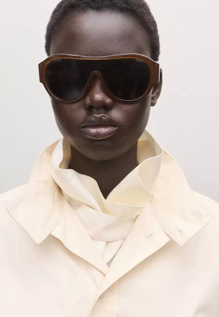 飛行員太陽眼鏡配塑膠鏡框