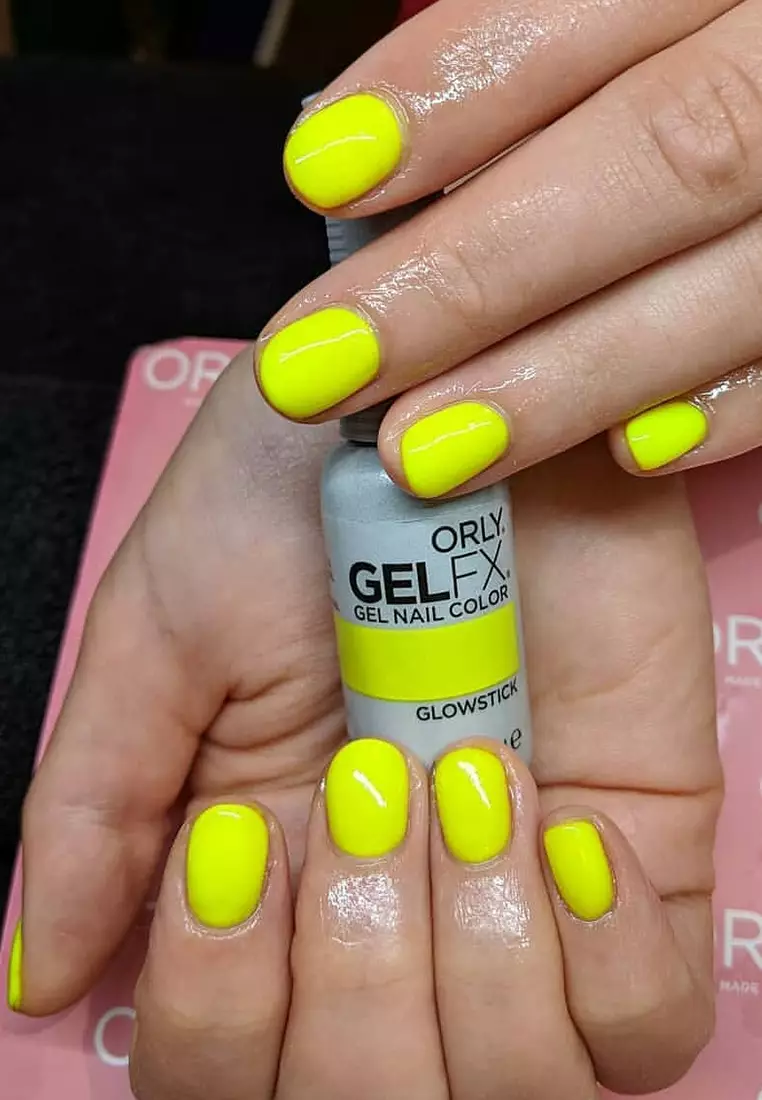 Orly glow stick nail polish top