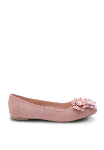 Sepatu Wanita Flat Pink