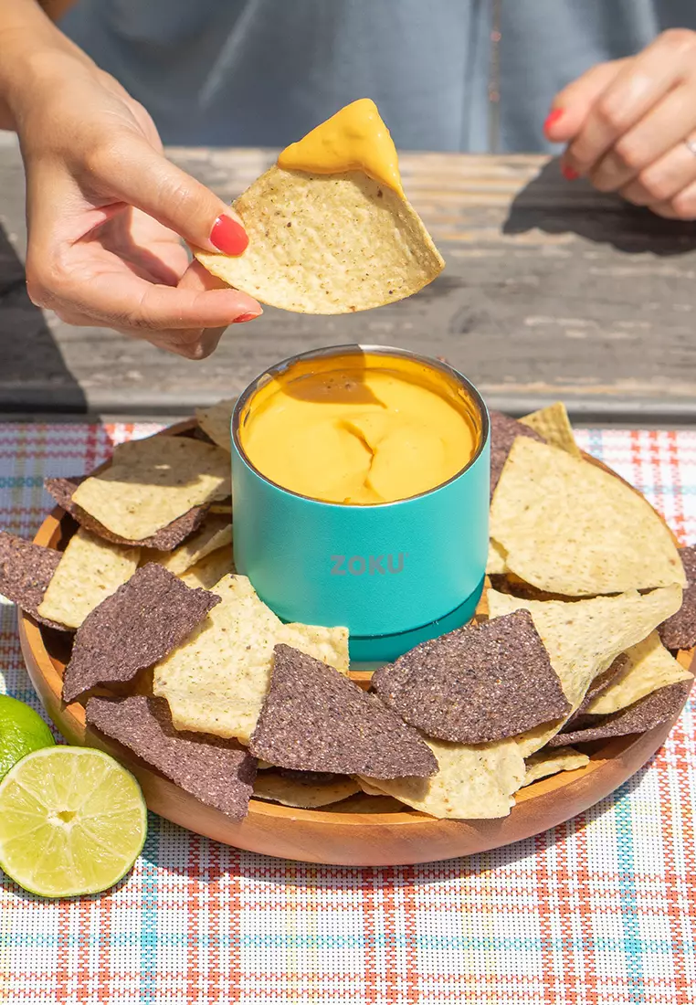 Zoku 10oz Teal Neat Jar  - Tempat Makan, Tempat Sup,  Tempat Makan Berkuah