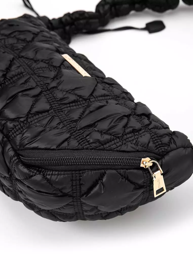 GYKACO KYUMI Black - Tas Wanita Sling Bag - Fashion Top Handle Bag (Import)