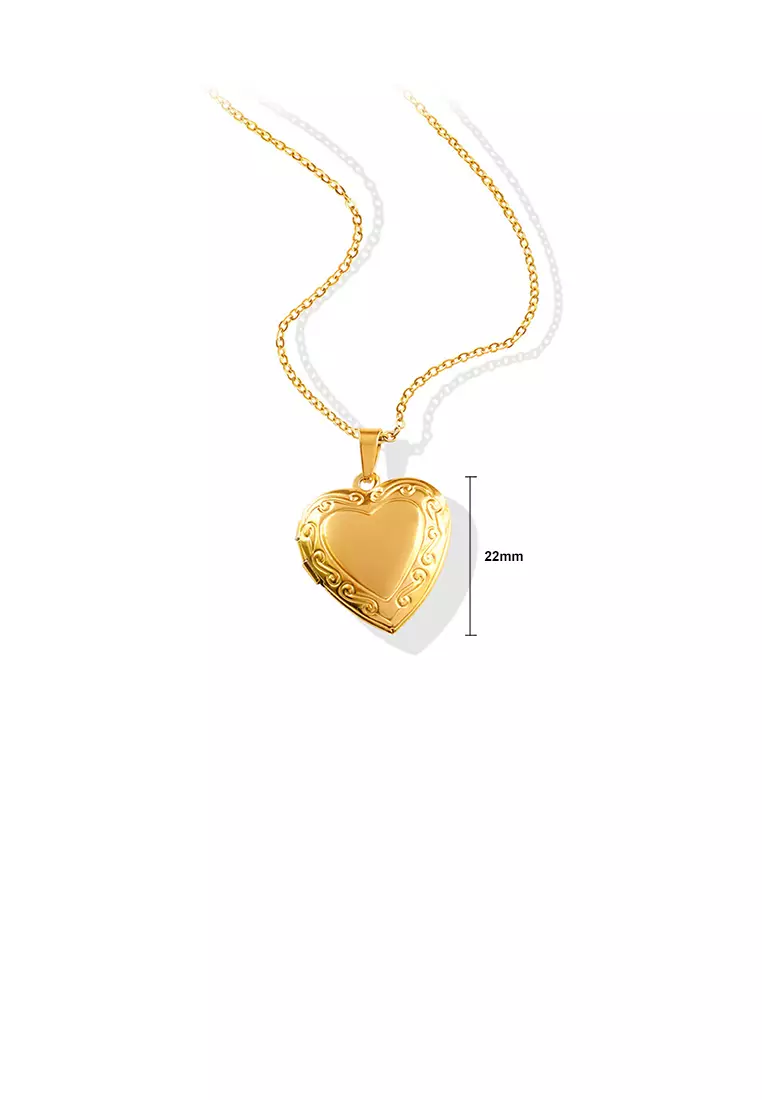 Real heart shaped best sale necklace