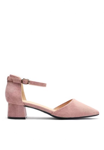 Twenty Eight Shoes pink Strap Mid Heel 166-8 A2001SH011C074GS_1