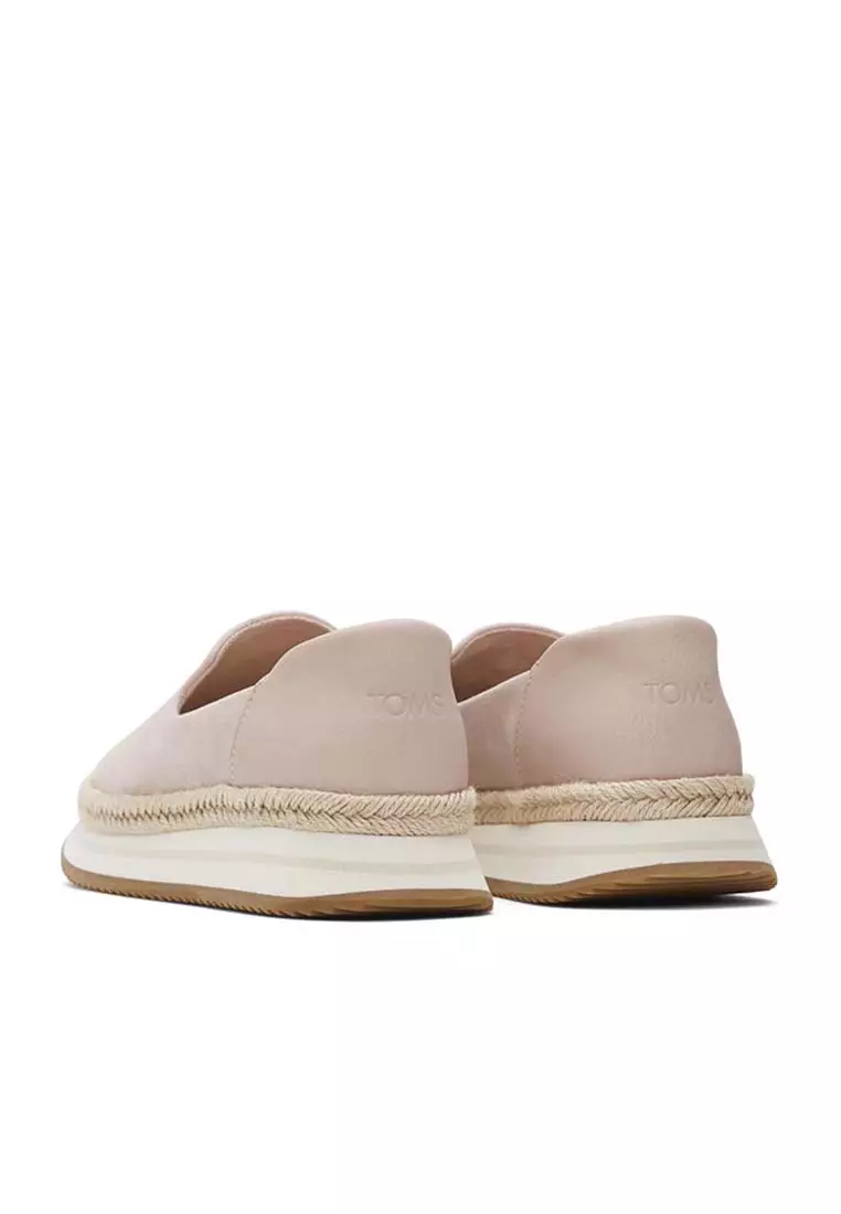 Pink suede toms clearance