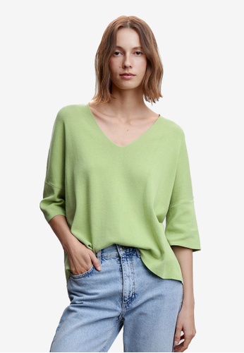 Mango Oversized Sweater With Three-Quarter Sleeves 2023 | Buy Mango Online  | ZALORA Hong Kong