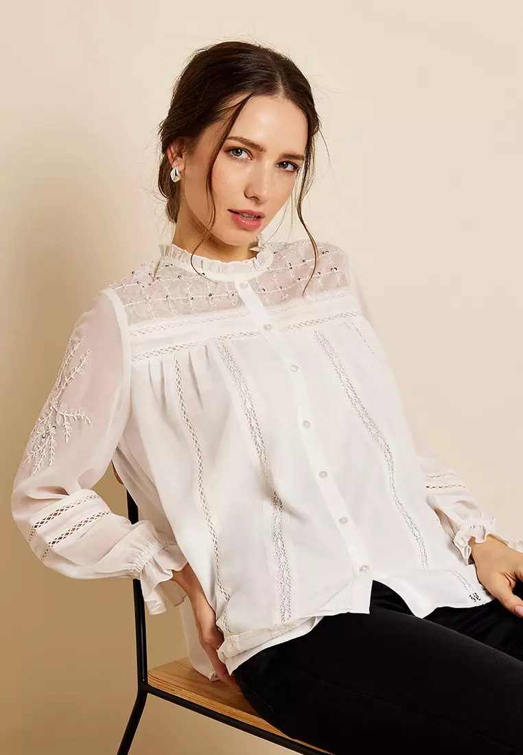 GWD Bianca Embellished Blouse