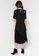 ck Calvin Klein black Fluid Micro Crepe Layered Dress F3088AA10BC711GS_2