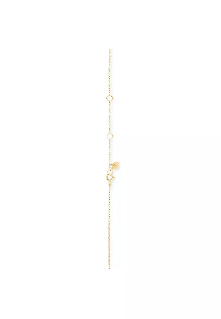 45cm (18) 2mm-2.5mm Width Adjustable Bead Necklace in 10kt Yellow Gold