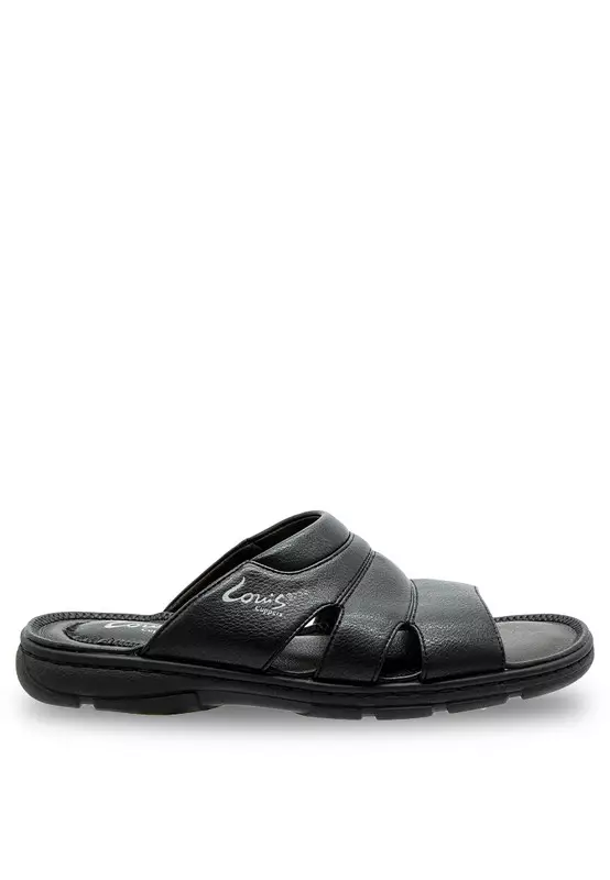 Slip On Faux Leather Classic Casual Sandals