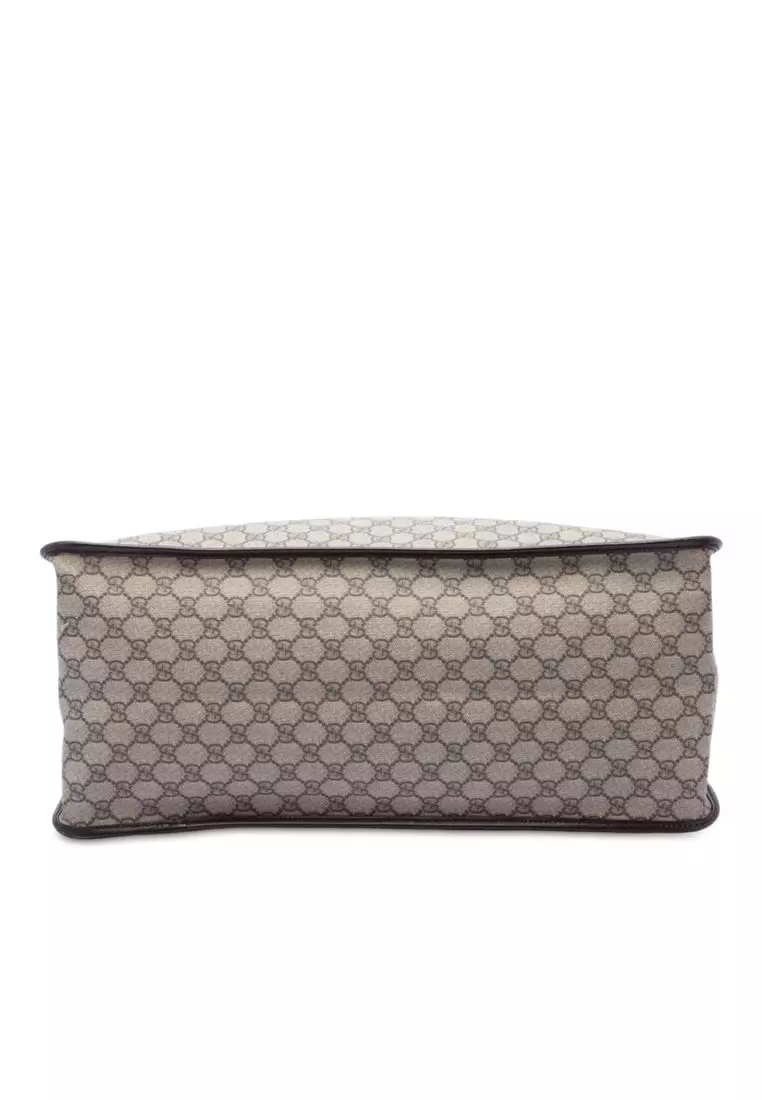 Pre-Loved Gucci Gg Supreme Travel Tote