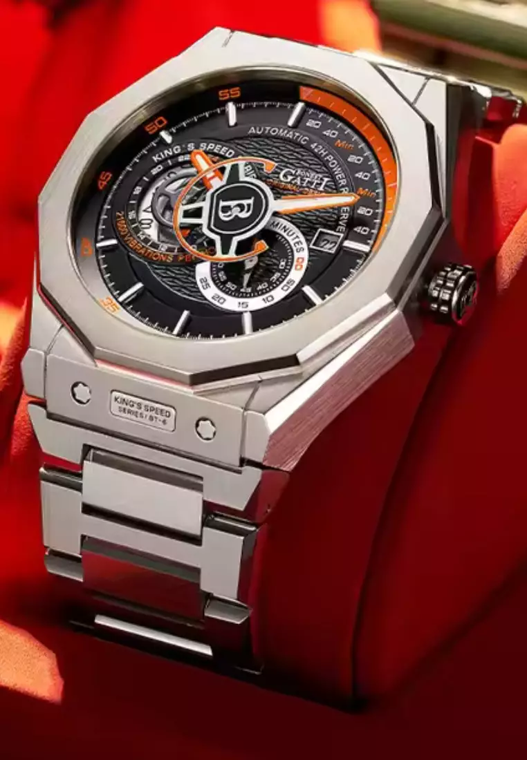 BONEST GATTI™ Automatic Unisex Stainless Steel Watch, Stainless Steel Bracelet