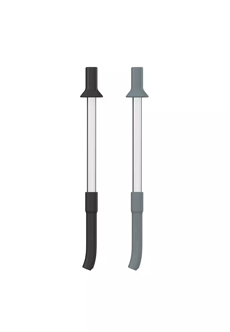 Hydro Flask Shaker Straw Cap Black and Shale Gray