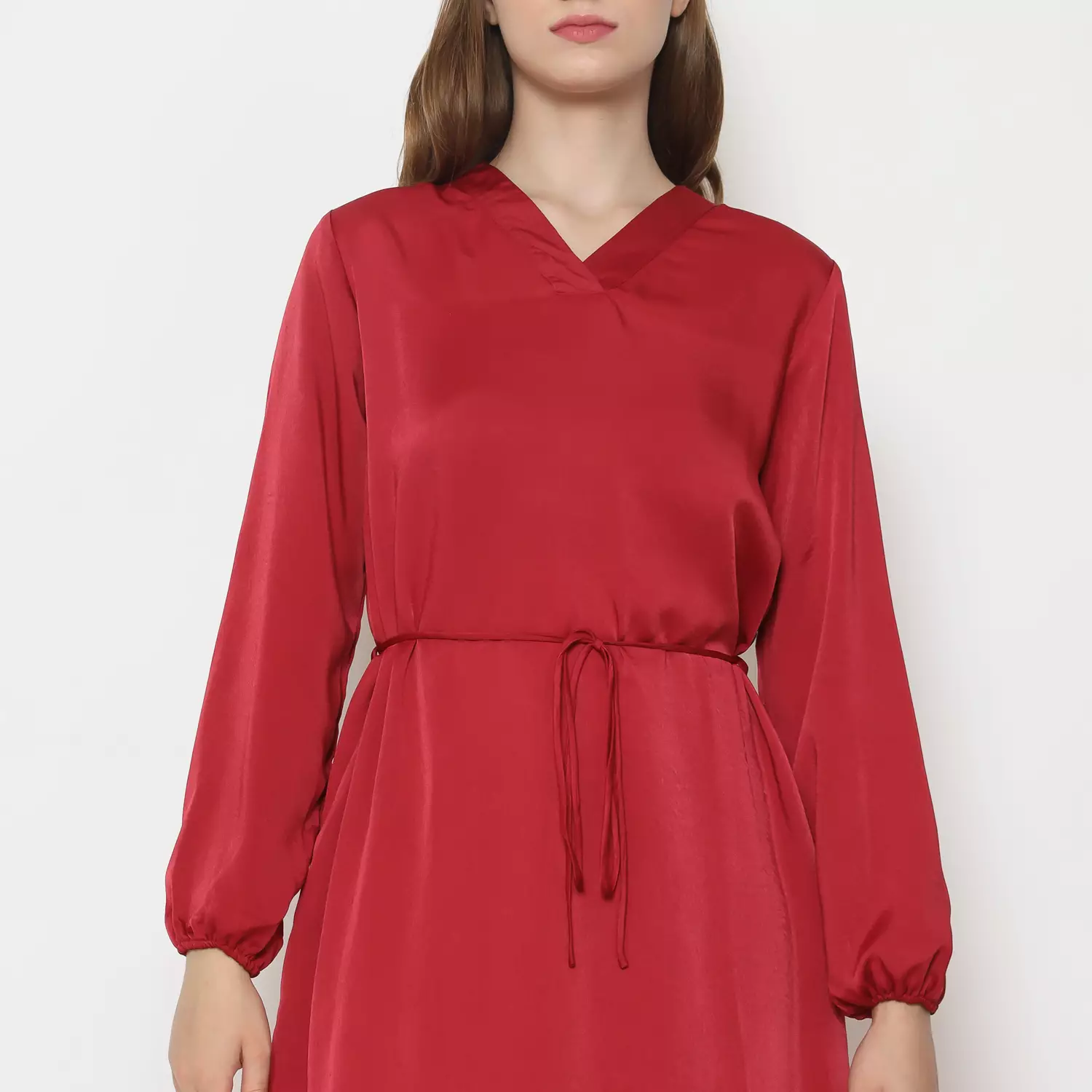 Jual RODEO Rodeo - Dress Wanita - Gavya Dress - Maroon Original 2025 ...