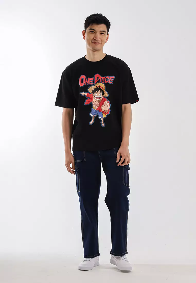 Forest X One Piece Air-Cotton Oversized Tee Men - FO20014-01Black