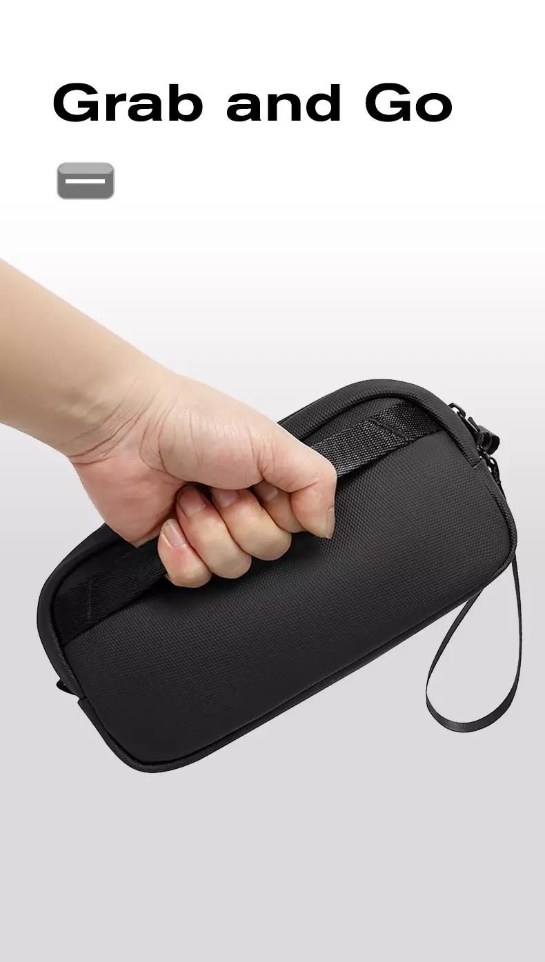 BANGE BG3066 Clutch Storage Hand Bag pria Tas Tangan Pria waterproof - BLACK