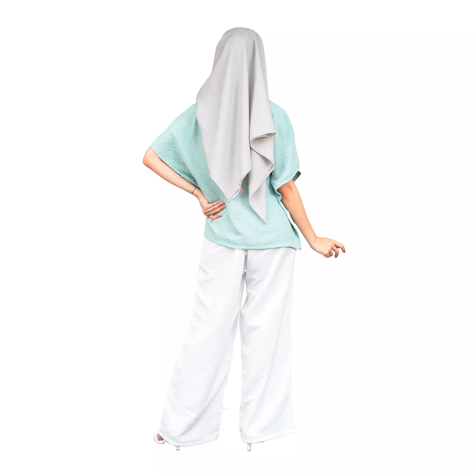 Blazer Batik Wanita - Bhatara Batik Allegra - Atasan Batik Modern Lengan Pendek