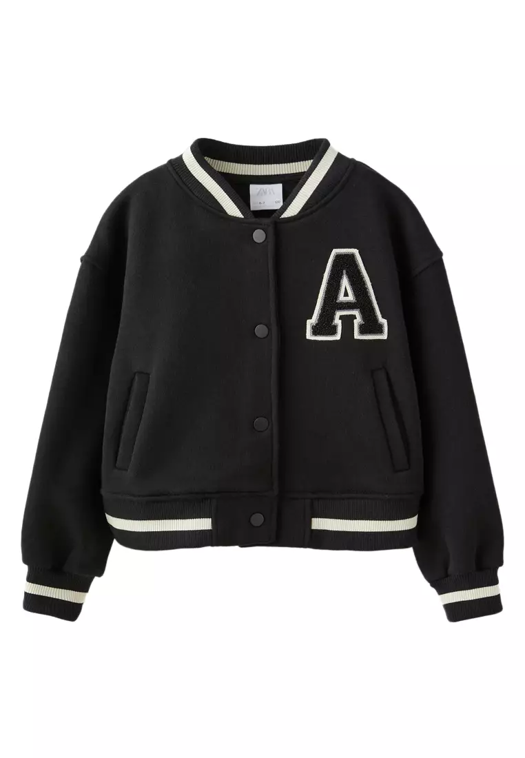 Bomber Jacket Zara Boys Outerwear ZARA Applique Bomber Jacket 2025