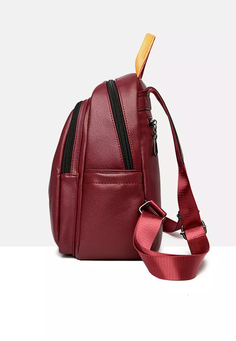 Red on sale coach backpack