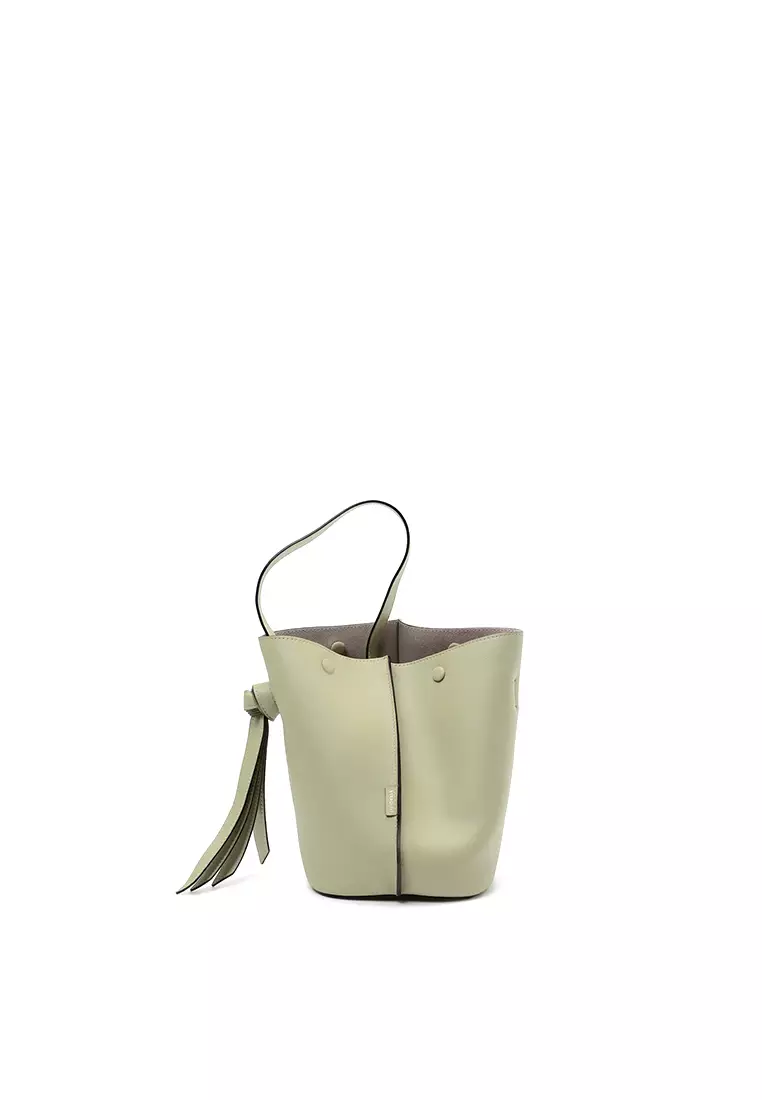 ORUKAMI Knot Bucket Bag Small - Matcha