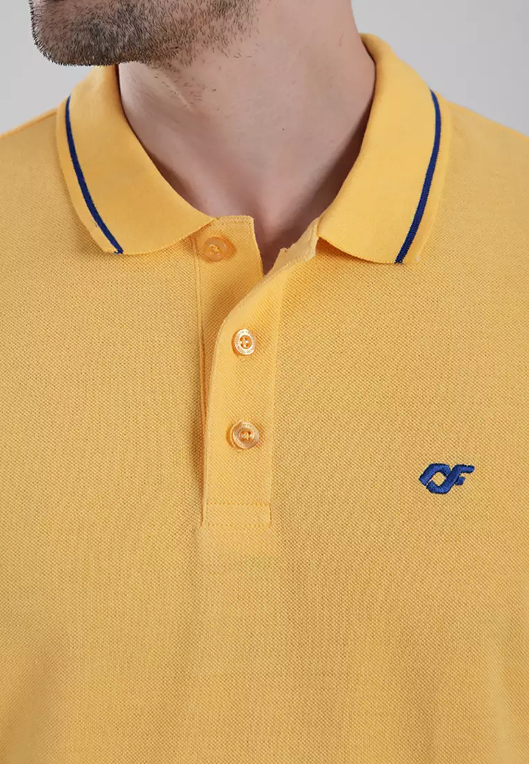 Country Fiesta Men's Polo Shirt CFMPB118883 Yellow