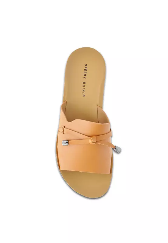 Ribbon Slip On Sandals