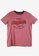 Freego red Cotton Mock Twist T-Shirt With Flat And Flocking Print AE7CCAA9A38121GS_1