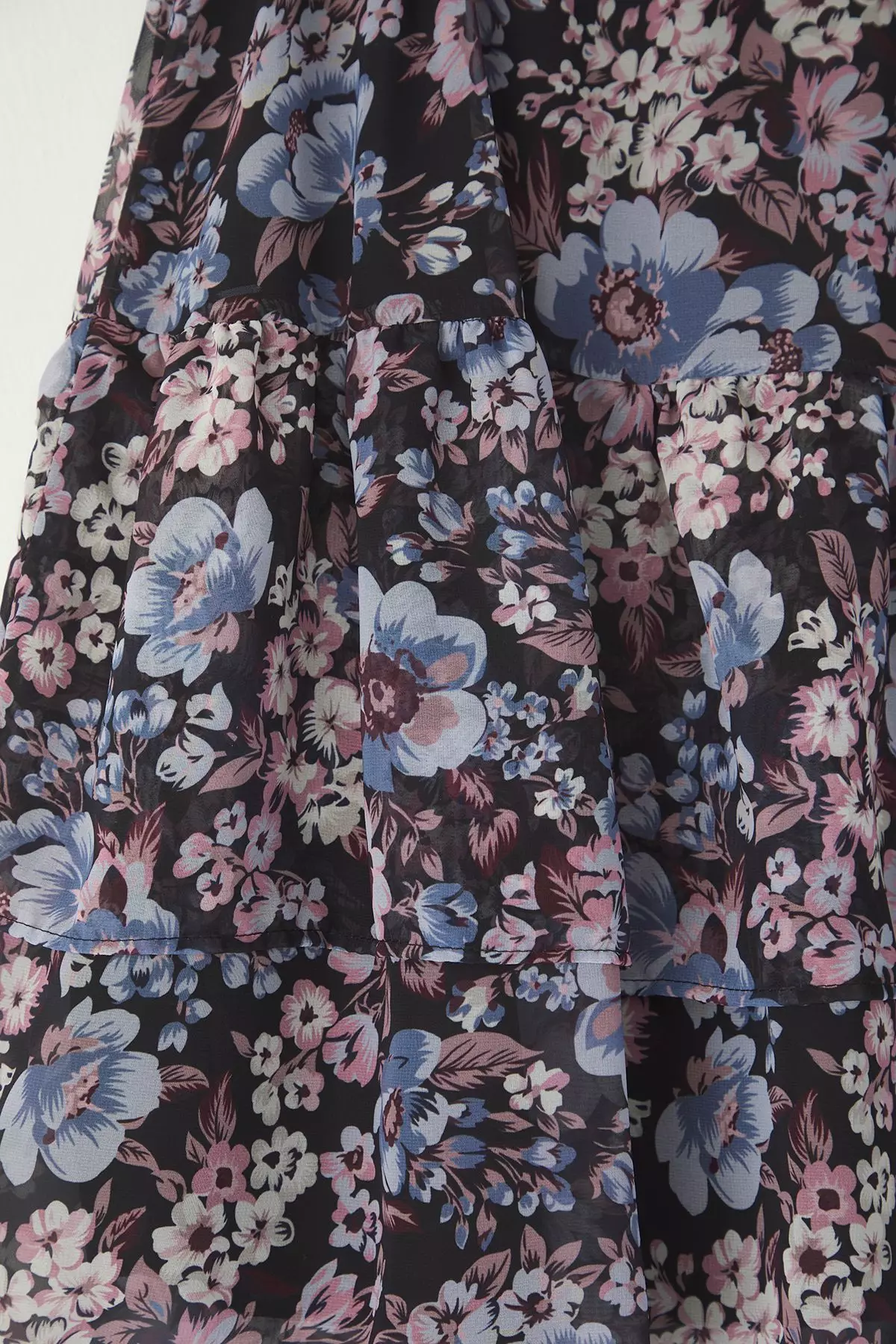 Plus Size Patterned Mini Skirt