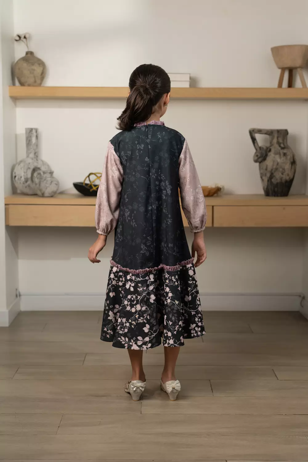 Klamby - Siara Dress Girl Aurora Black