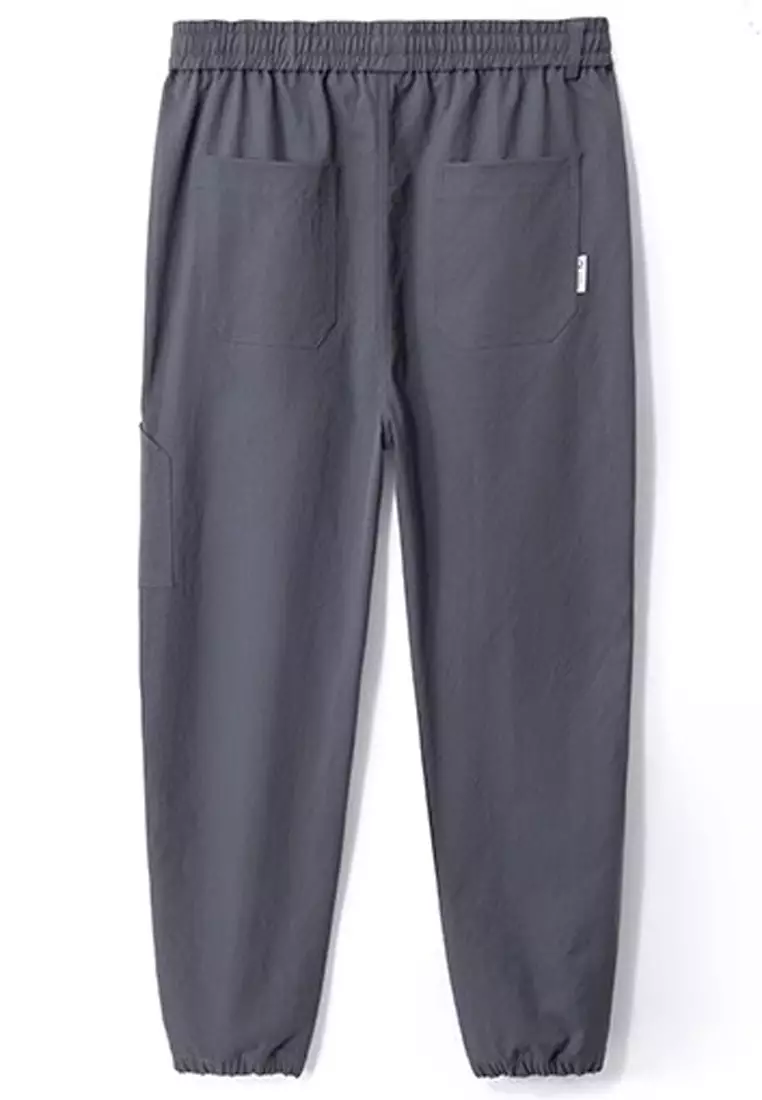 抽繩休閒束腳褲