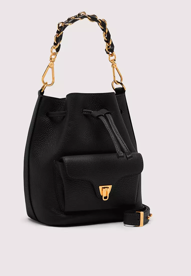 Beat Generation Drawstring Top-Handle Bag