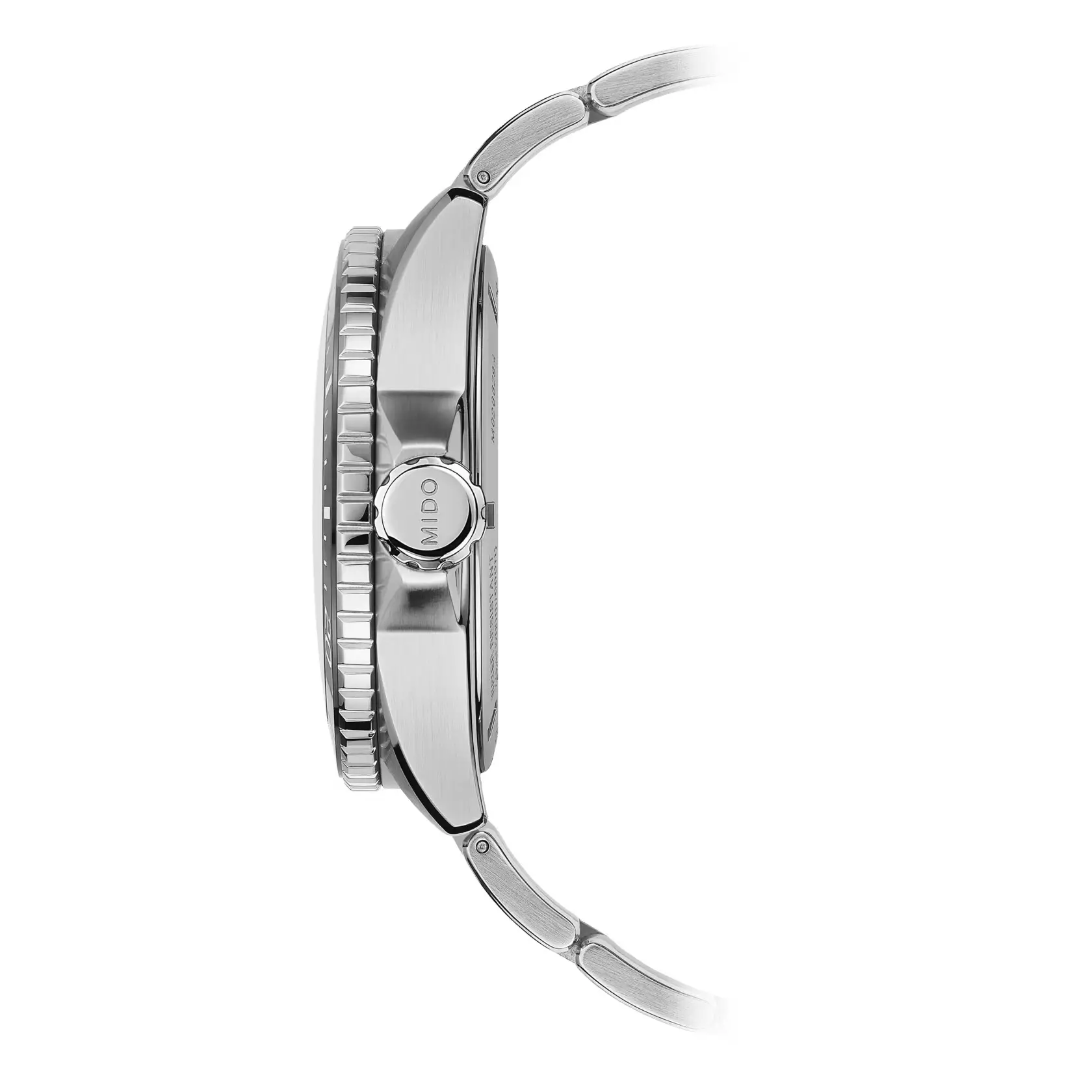 Jam Tangan Analog Pria MIDO Ocean Star GMT M0266291105101 Black Dial - Stainless Steel