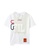 FILA white FILA x Maison MIHARA YASUHIRO Net Patchwork Asymmetric Logo T-shirt 8DEC4AA556A164GS_1